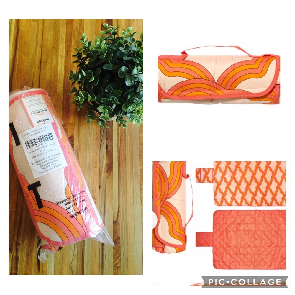 Society6 water resistant Picnic blanket! NWT!